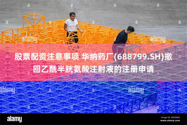 股票配资注意事项 华纳药厂(688799.SH)撤回乙酰半胱氨酸注射液的注册申请