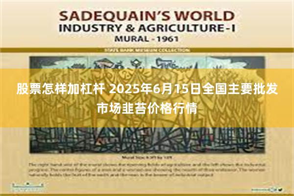 股票怎样加杠杆 2025年6月15日全国主要批发市场韭苔价格行情