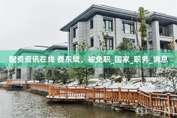 配资资讯在线 费东斌，被免职_国家_职务_消息